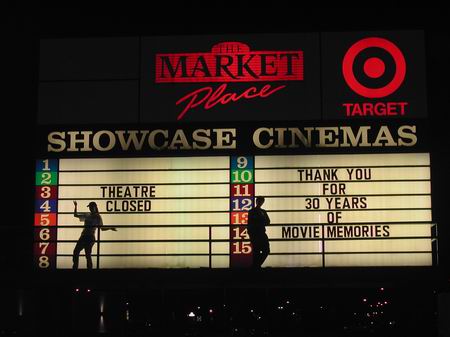 Showcase Cinemas Sterling Heights - Farewell Marquee From Kim Connell